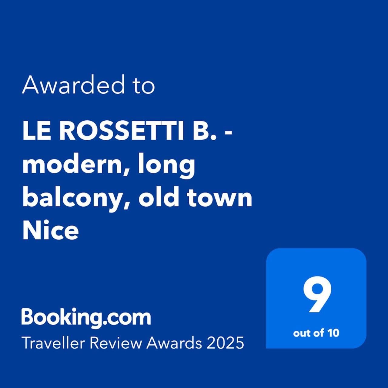 Le Rossetti B. - Modern, Long Balcony, Old Town Nizza Exterior foto